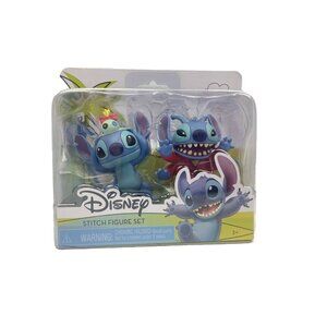 Disney LILO & Stitch Figure Set 2- Figures Stitch And Scrump .Alien Stitch 2.5”